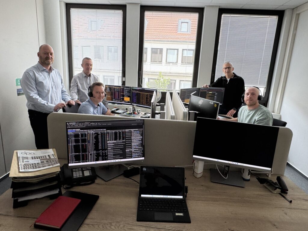 Das Foto zeigt das Team Treasury