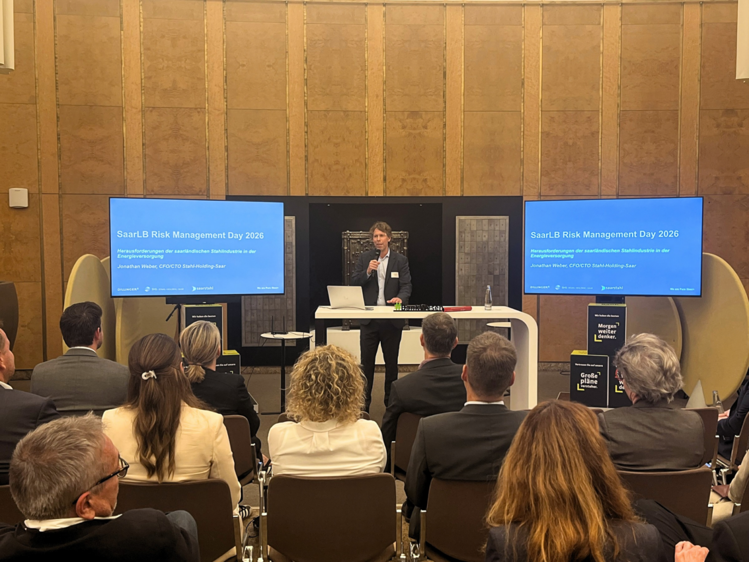 Vortrag eines Referenten beim Risk Management Day